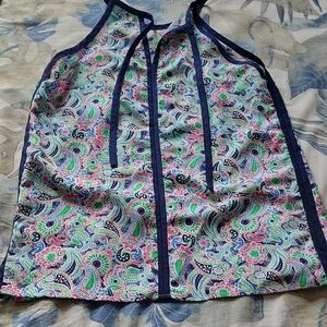 C Multicolor Paisley Blouse